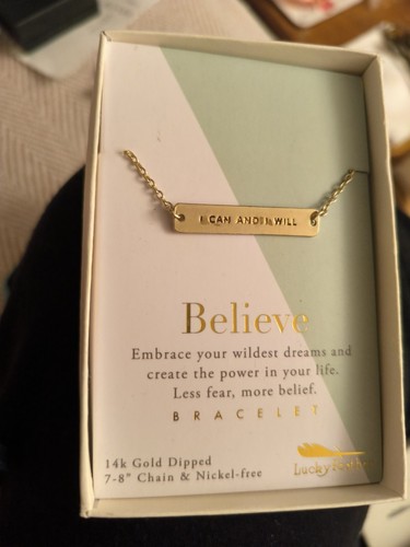 Lucky feather believe 14k - lucky,