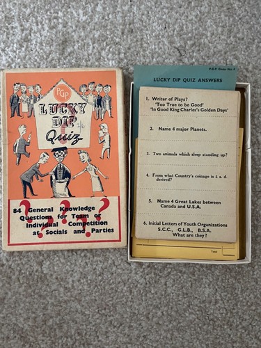 Lucky dip quiz - quiz, -party